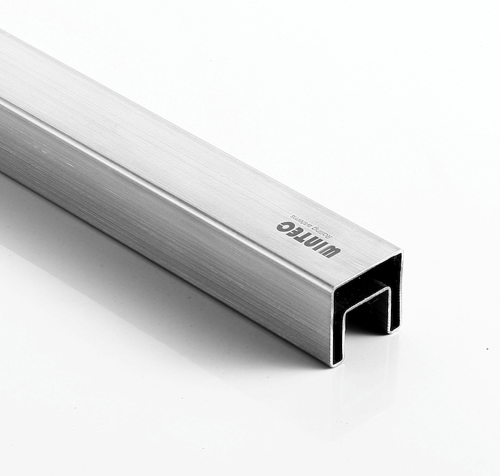 40x40x1.5mm 不锈钢方单槽，316L 材质，拉丝