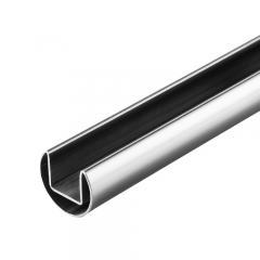 Φ42.4x1.5 mm 不锈钢圆单槽 316L 材质 镜面