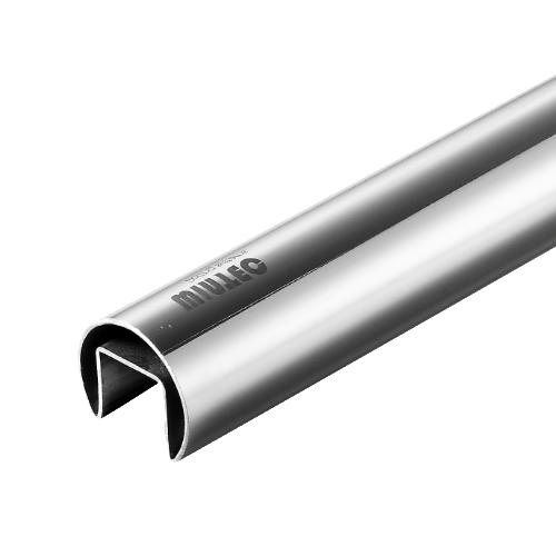 Φ42.4x1.5 mm 不锈钢圆单槽 316L 材质 镜面