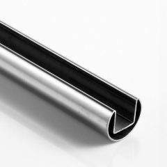 Φ42.4x1.5 mm 不锈钢圆单槽 304 材质 砂光