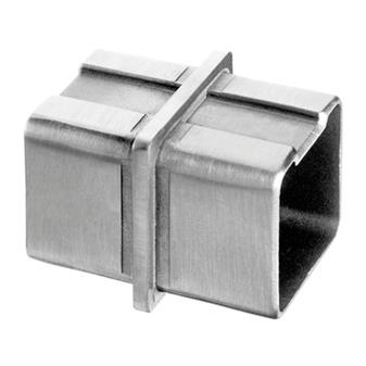 40X40X2.0mm 扶手管180°连接，304材质 砂光