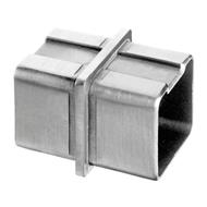 40X40X2.0mm 扶手管180°连接，304材质 砂光