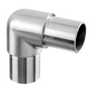 Ø42.4x2.0 mm 扶手管可调节连接，304材质 砂光