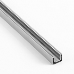 25x21x1.2mm 不锈钢矩形单槽 316L 材质 拉丝