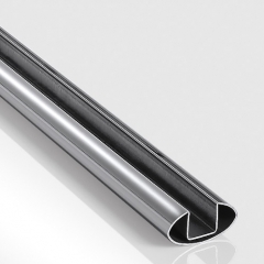 60x30x1.5mm 不锈钢椭圆单槽 316L 材质 镜面