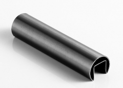 40x30x1.5mm 不锈钢矩形单槽 316L 钛金拉丝