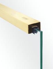 40x30x1.5mm 不锈钢矩形单槽 316L 钛金拉丝