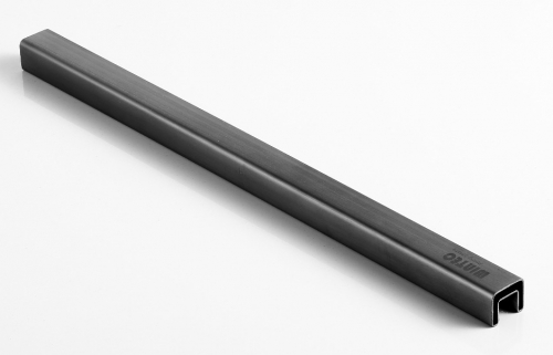 40x30x1.5mm 不锈钢矩形单槽 316L 钛金拉丝