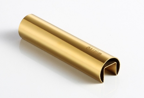 40x30x1.5mm 不锈钢矩形单槽 316L 钛金拉丝